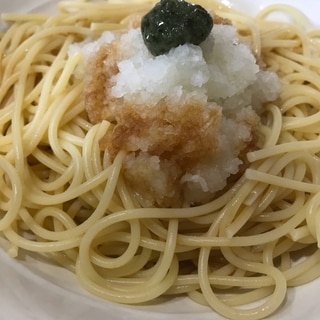 シンプル、おろしそパスタ